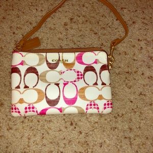 Coach wristlet